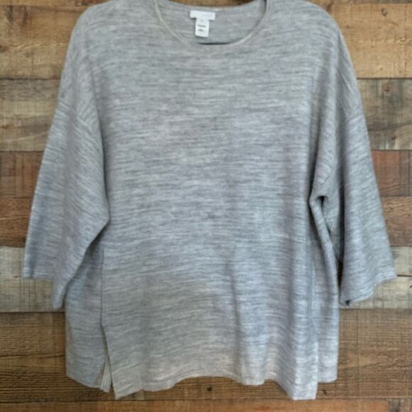 J. Jill Purejill gray pullover top, size small - Picture 8 of 8